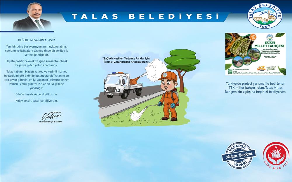 Başkan Yalçın'dan personele moralli başlangıç mesajı Başkan Yalçın'dan personele moralli başlangıç mesajı