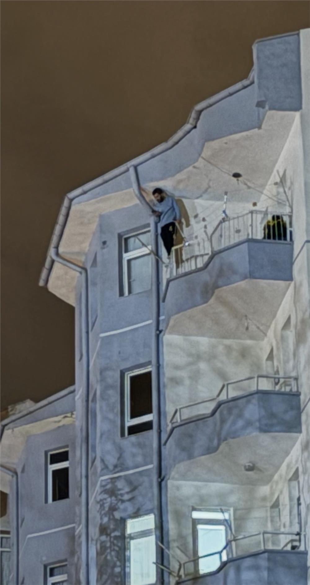 İntihara kalkışan şahıs 4 saatte ikna edildi