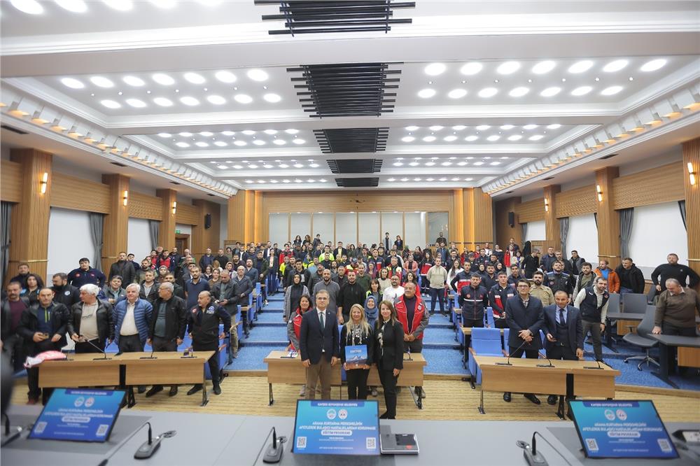 Büyükşehirden ‘Afetlerde Bulaşıcı Hastalıklardan Korunma" eğitimi