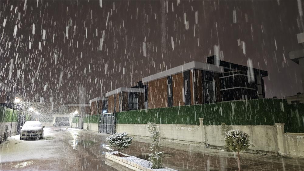 Kayseri’de kar yağışı