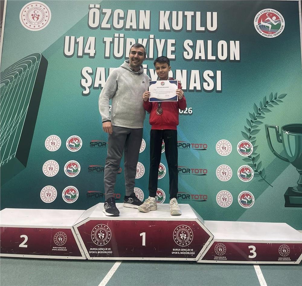 Kayserili sporcu Türkiye üçüncüsü oldu