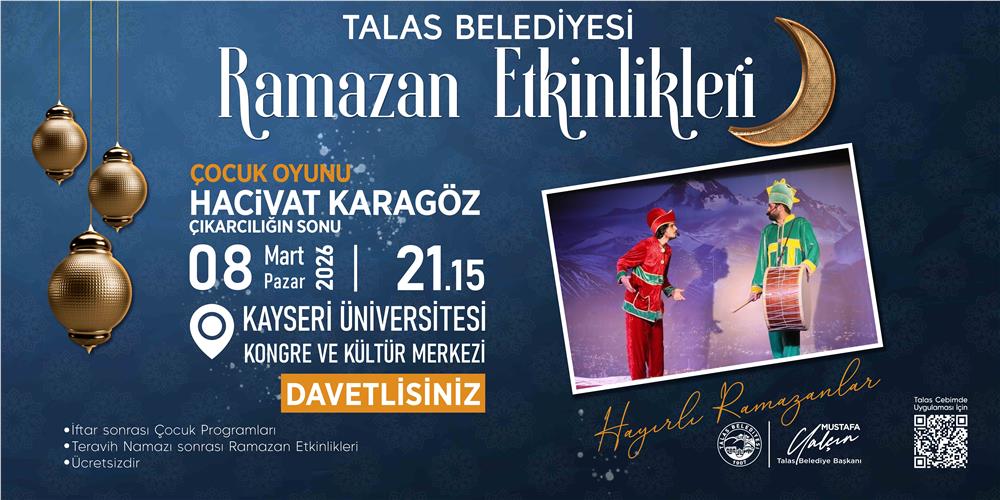 Talas'ın Ramazan etkinliklerinde 3. hafta heyecanı