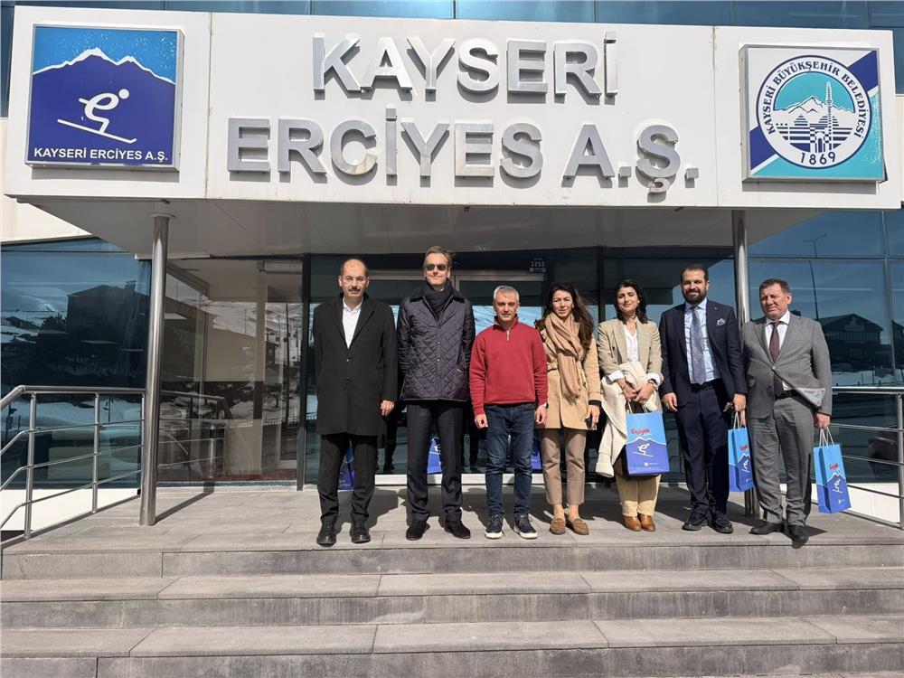 Belçika heyeti Erciyes'e hayran kaldı