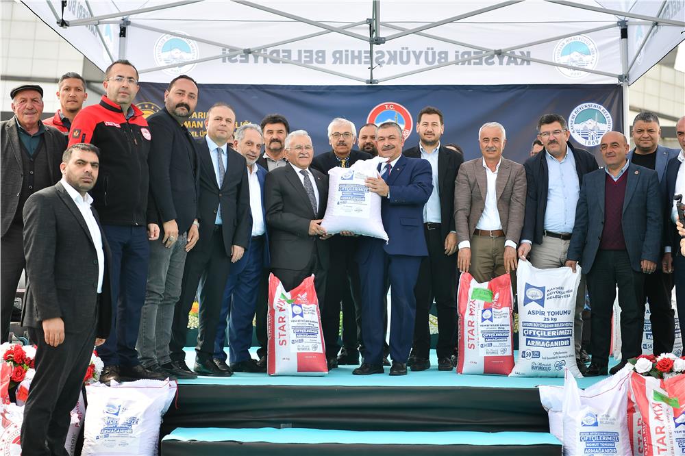 Çiftçiye 360 ton tohum dağıtıldı