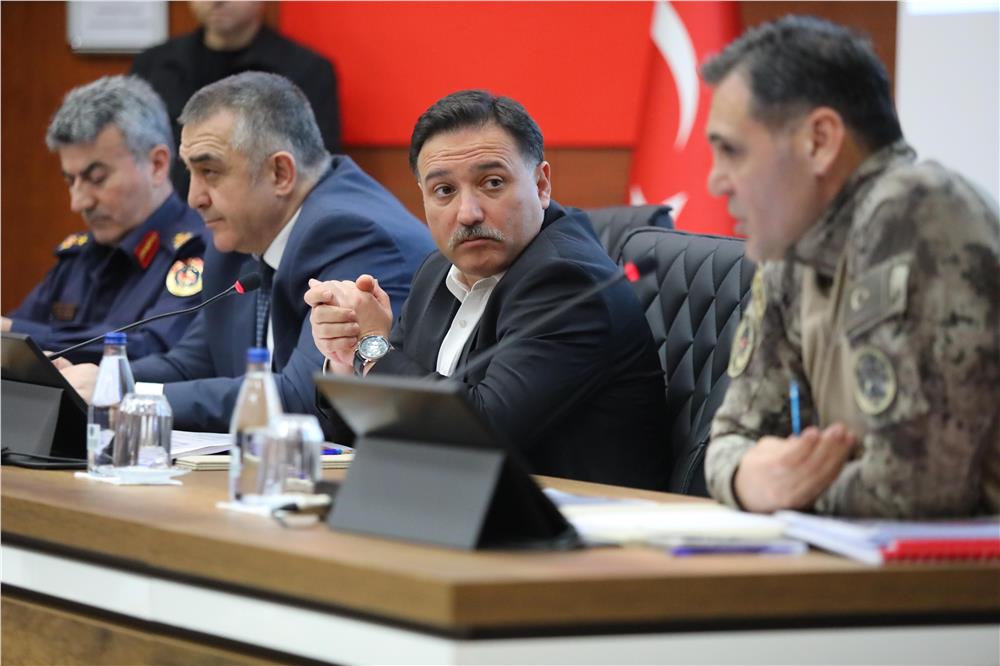 Kent Güvenlik Danışma Kurulu Vali Çiçek başkanlığında toplandı