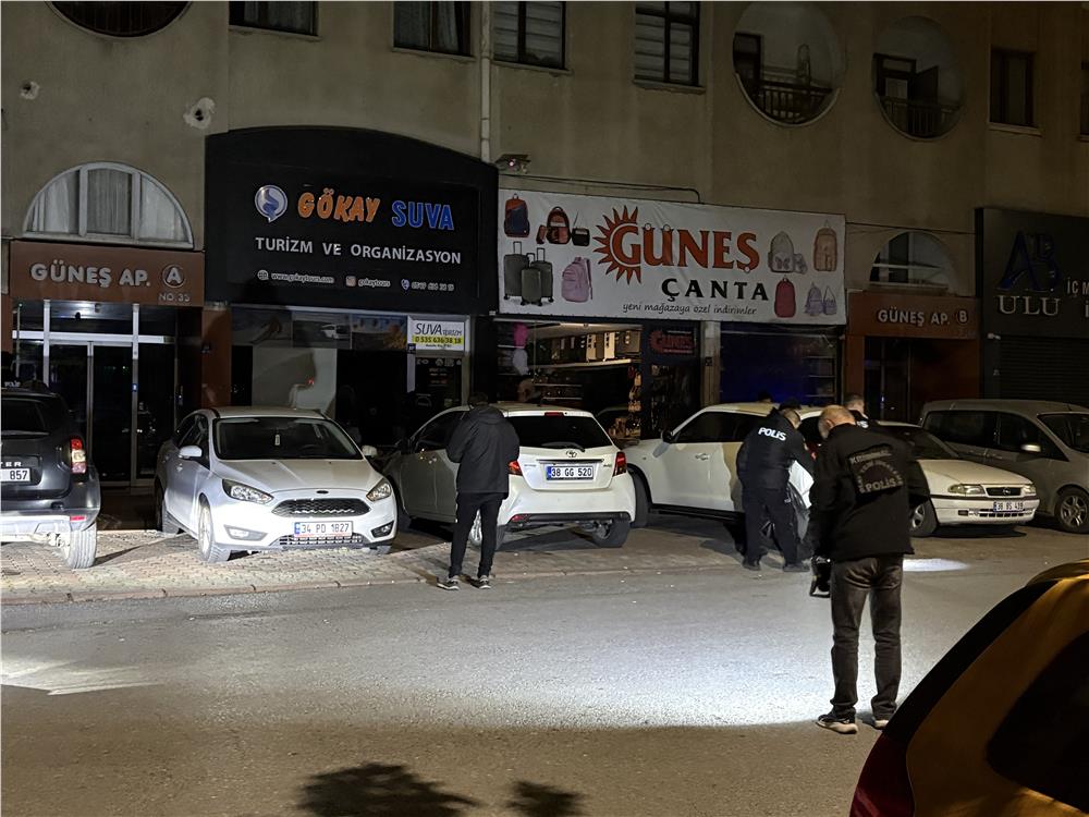 Kayseri’de turizm acentesine silahlı saldırı