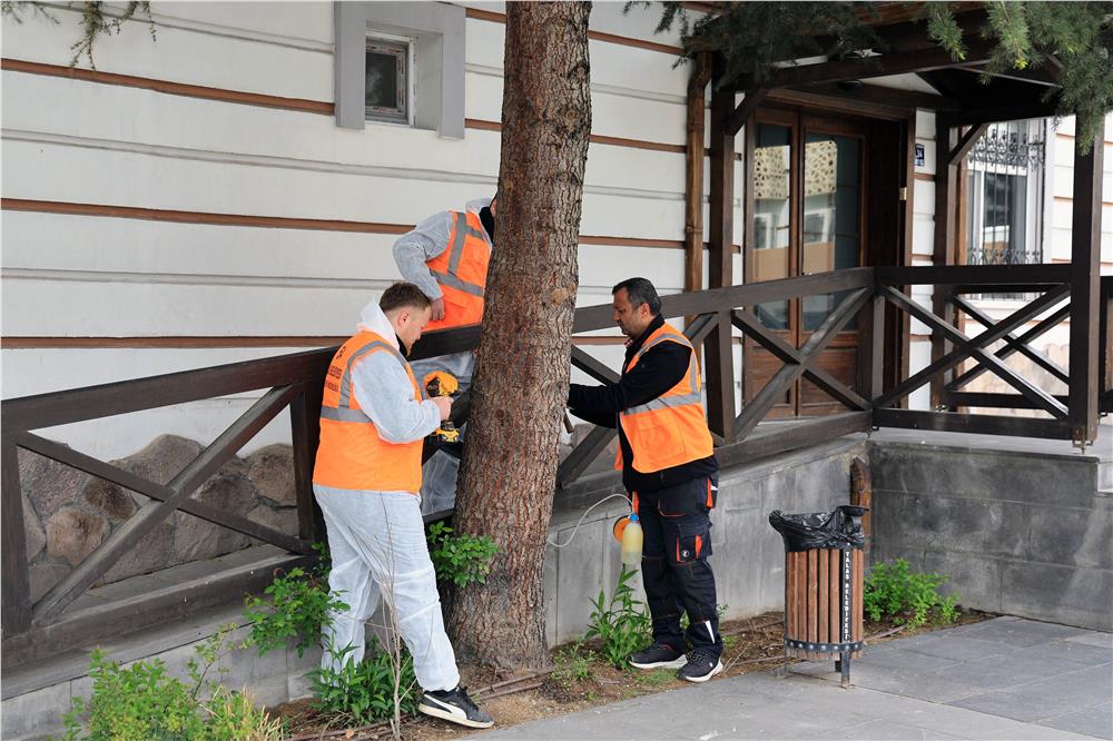 Talas'tan çevre dostu ilaçlama atağı