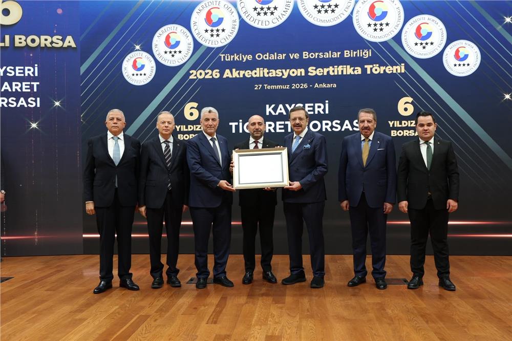 Kayseri Ticaret Borsası’ndan büyük başarı