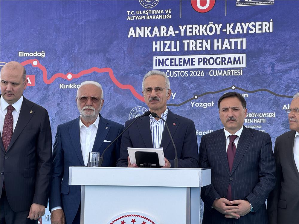 Uraloğlu: Yerköy - Kayseri Yüksek Hızlı Tren Projesi