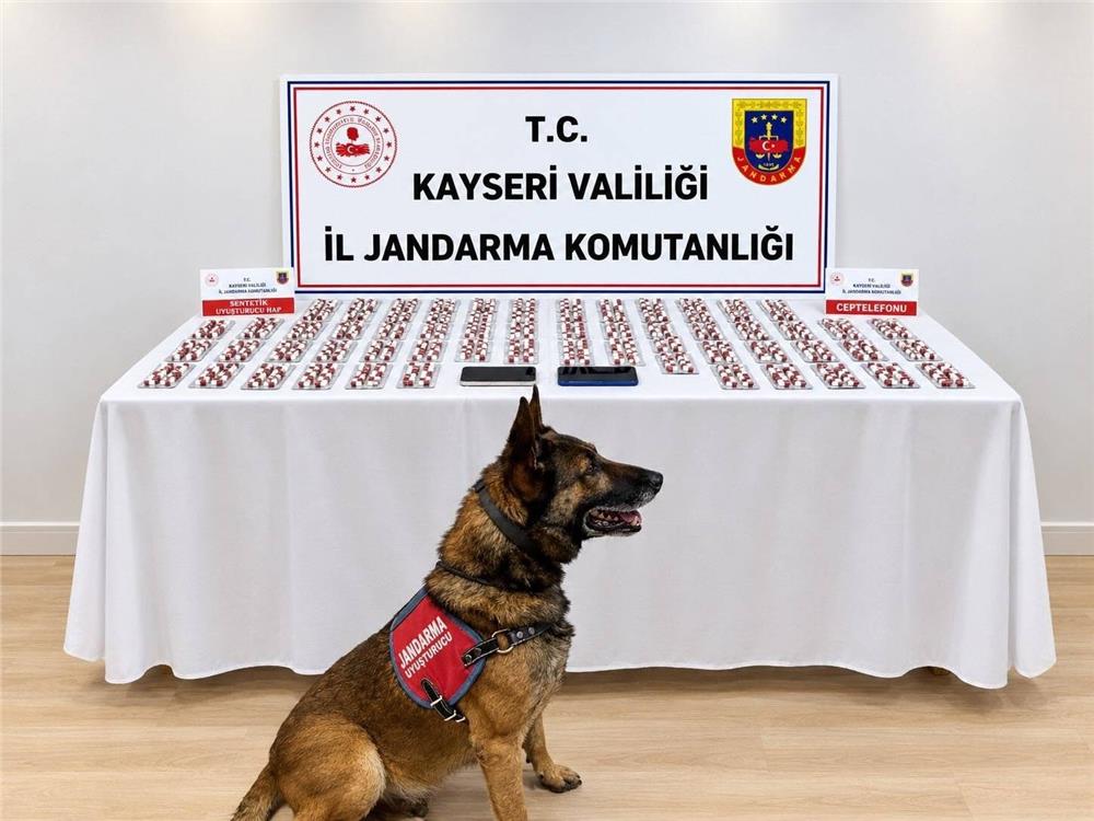 Şüphe üzerine durdurulan araçta bin 81 adet sentetik hap çıktı