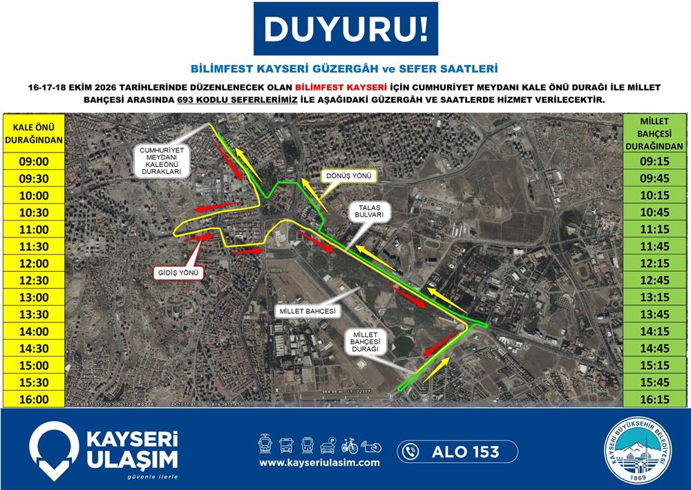 Bilim ve teknoloji şöleni başlıyor: 8. BİLİMFEST Kayseri kapılarını açıyor
