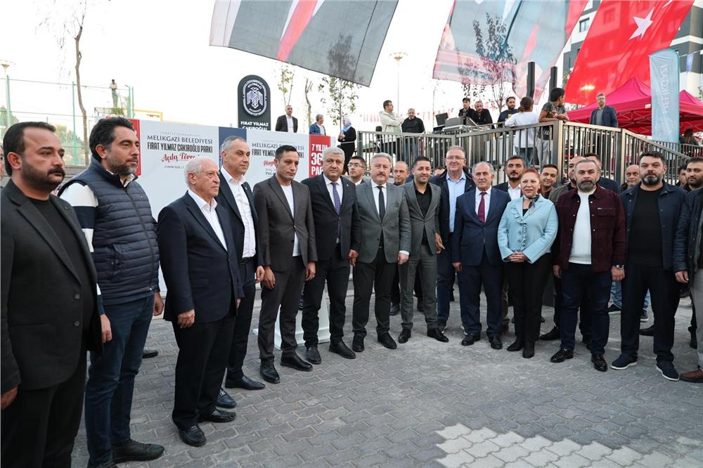 Melikgazi Belediyesi Fırat Yılmaz Çakıroğlu Parkı açıldı