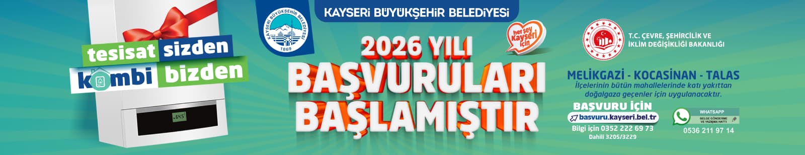 Tesisat Sizden Kombi Bizden